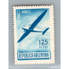 ARGENTINA 1940 ESTAMPILLA AEREA RARO ENSAYO DENTADO !!!